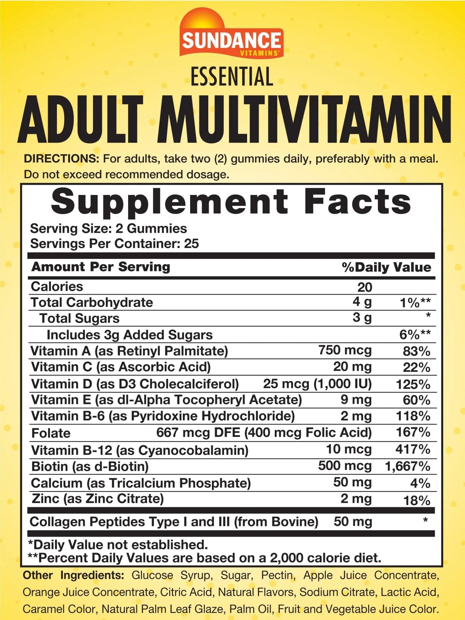 Sundance Multivitamin Gummies for Adults | for Men & Women | Mixed Berry Flavor | Non-GMO and Gluten Free Supplement - PrimeBioHealth - canada supplements