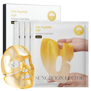 SUNGBOON EDITOR Silk Peptide EGF Intensive Gold Overnight Mask, Hydrating Mask for Glass Skin,31 Multi Peptide(Copper Peptides) - PrimeBioHealth - canada supplements