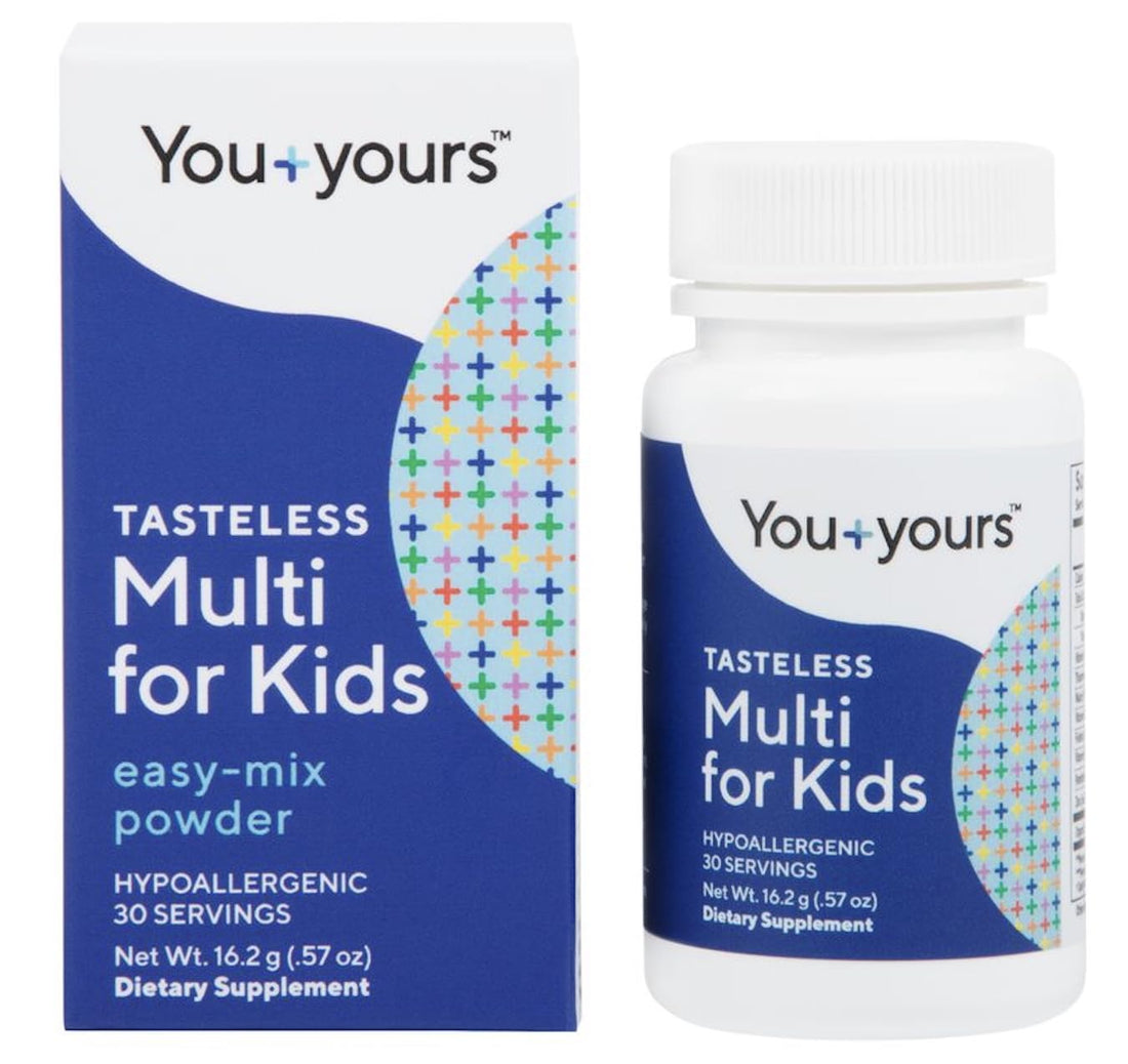 Tasteless Multivitamin Powder for Kids + Toddlers- No Sweeteners, Flavors, Colors or Preservatives. Add to Beverages or Food. Pure - PrimeBioHealth - canada supplements