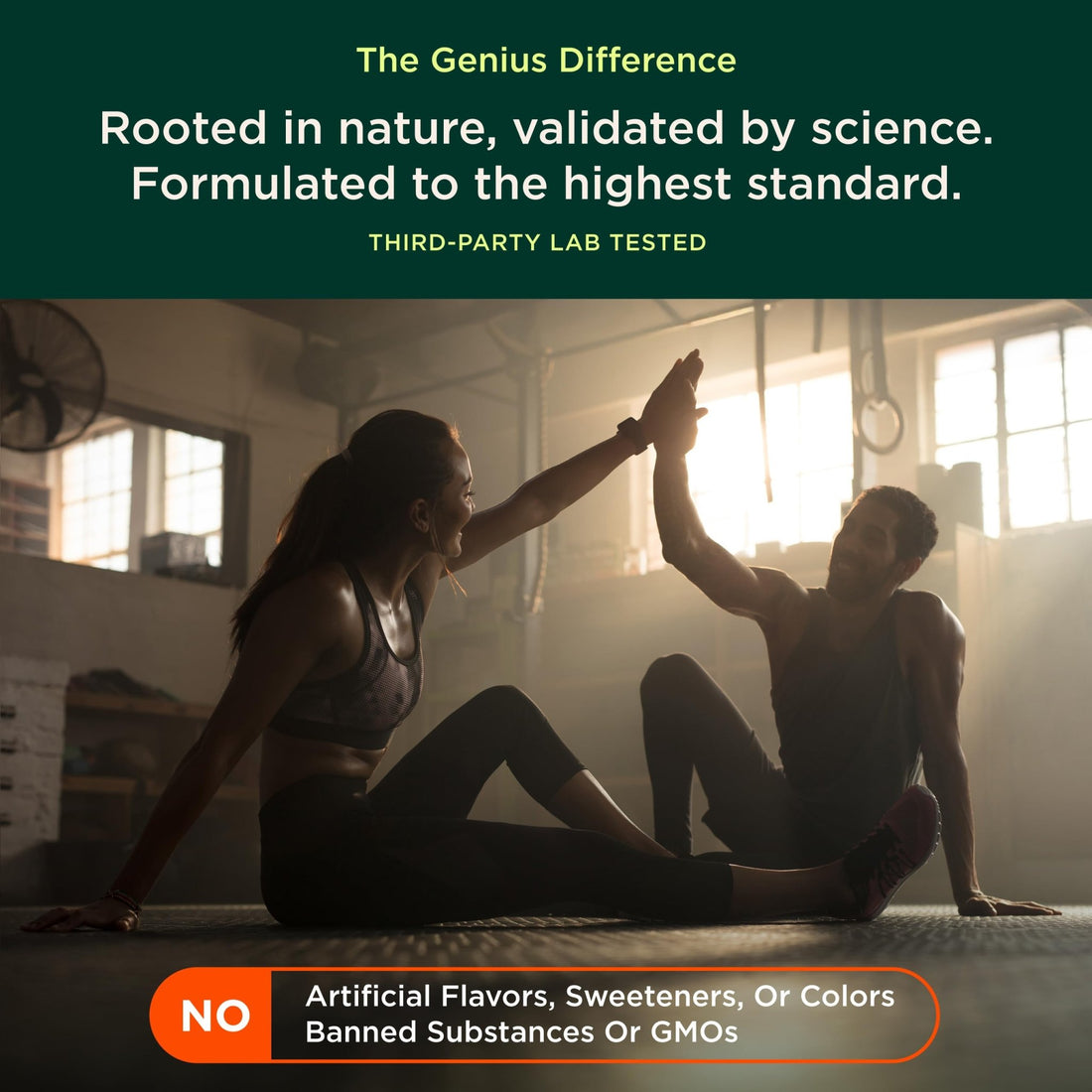 The Genius Brand Genius Mushrooms - Plant-Based Supplement for Immune, Focus & Energy Support - Lion's Mane, Cordyceps & Reishi - PrimeBioHealth - canada supplements