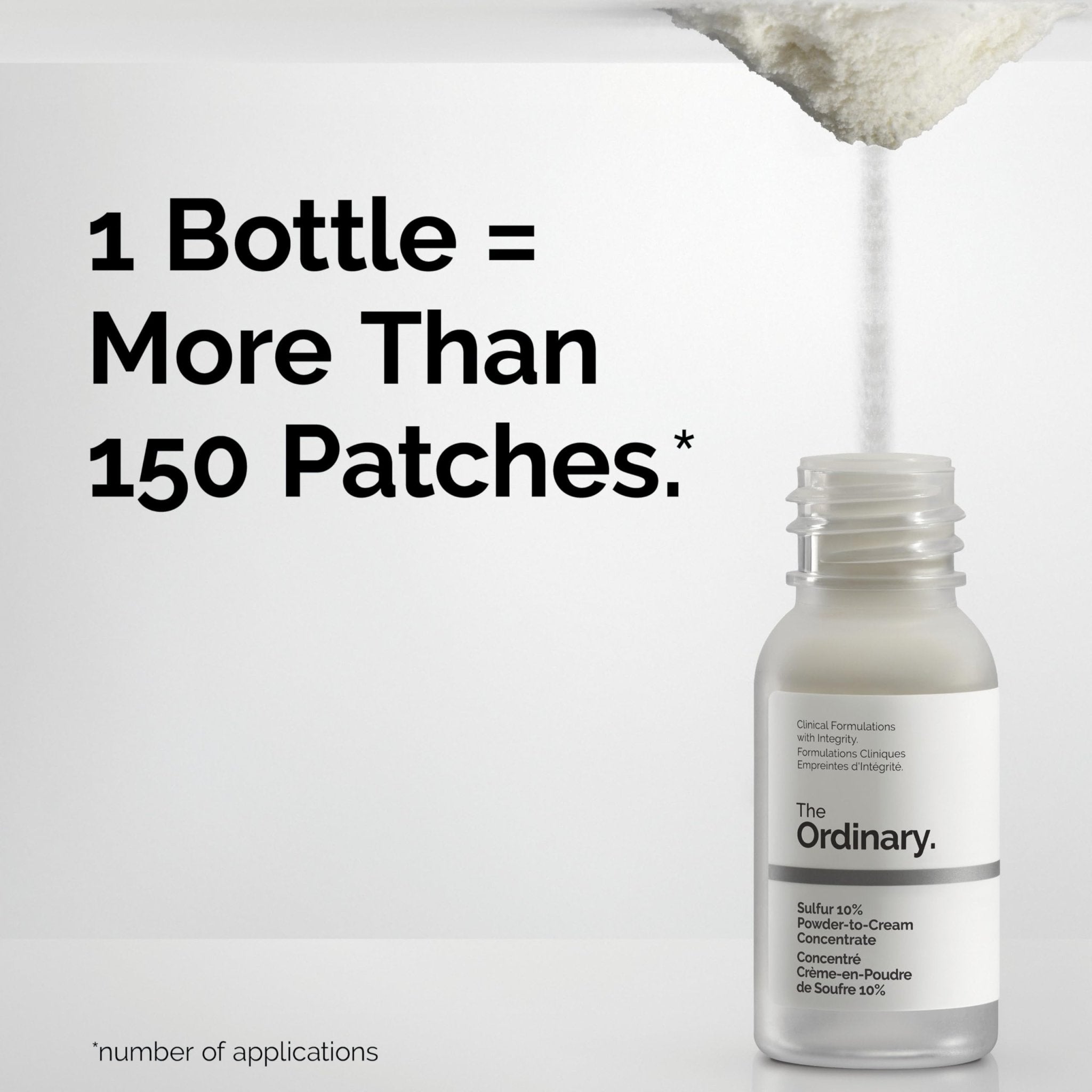 The Ordinary Sulfur 10% Powder-to-Cream Acne Spot Treatment Concentrate, Reduces Pimple Size and Zit Redness, 0.18 Oz - PrimeBioHealth - canada supplements