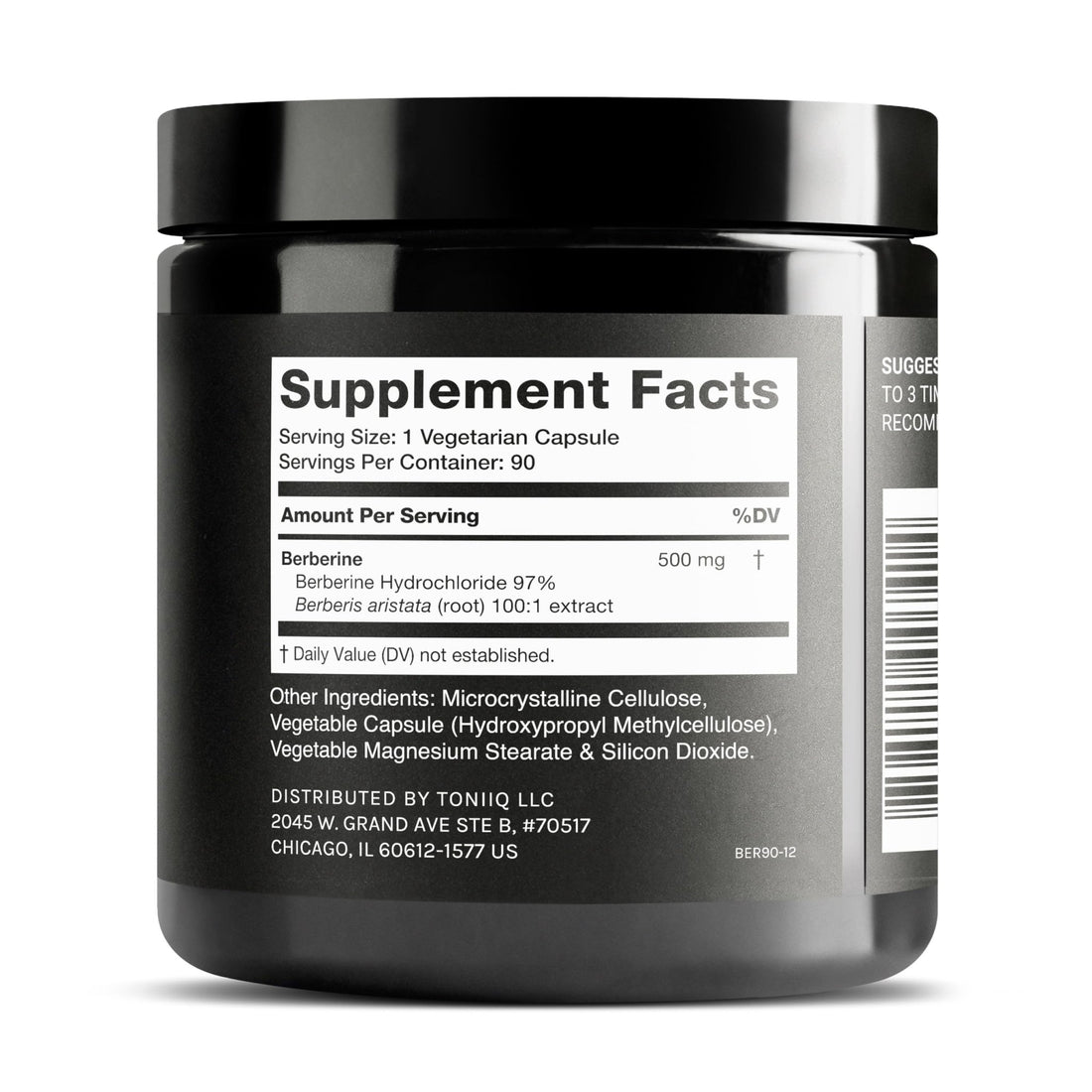 Toniiq Ultra High Strength HCl from The Himalayas - 100:1 Concentrated Extract - Lab-Tested 97% - 90 Vegetarian Capsules - PrimeBioHealth - canada supplements