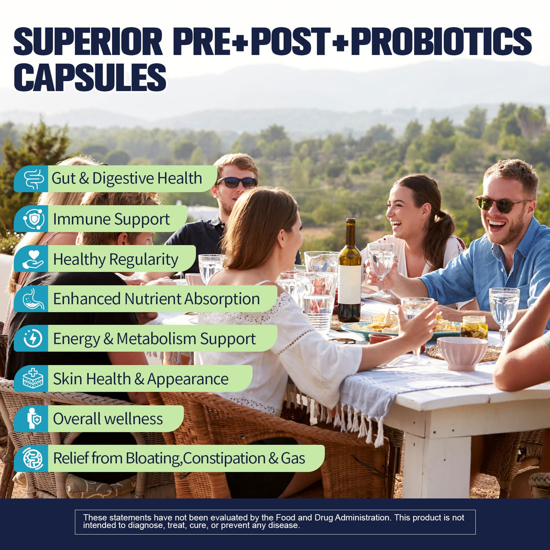 Totaria 5-in-1 60 Billion CFU Probiotic Prebiotic & Postbiotic for Women & Men, w/Digestive Enzymes, Slippery Elm, Daily Complete Gut Health, - PrimeBioHealth - canada supplements