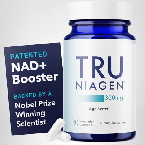 TRU NIAGEN Patented NAD Supplement for Brain Function, Anti Aging & Cell Regeneration, 300mg Niagen, 30 Servings | Supports Cellular Energy, Muscle - PrimeBioHealth - canada supplements