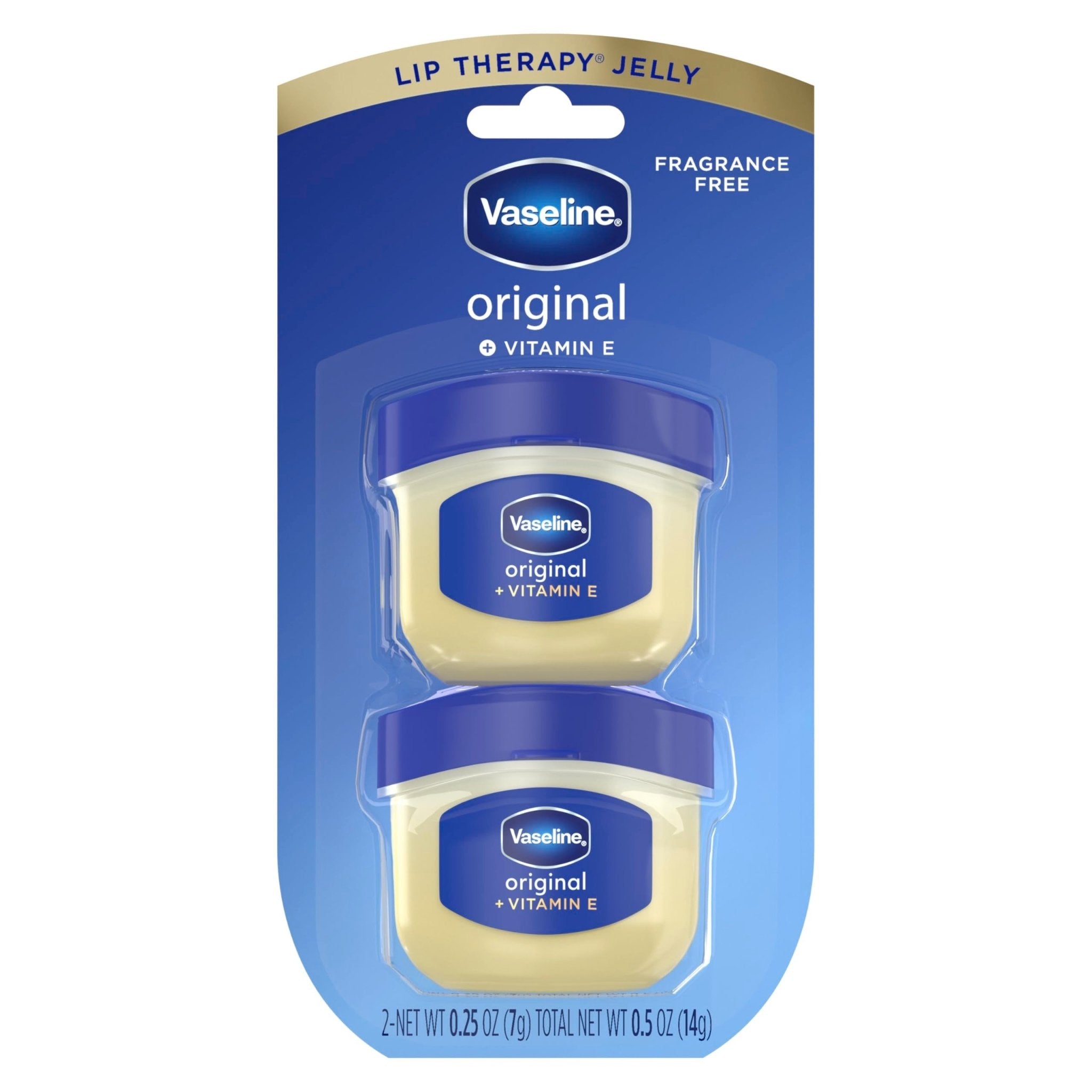 Vaseline Lip Therapy 2 Pack Original Mini For Dry, Chapped Lips Hydrating Lip Balm 0.5 oz - PrimeBioHealth - canada supplements