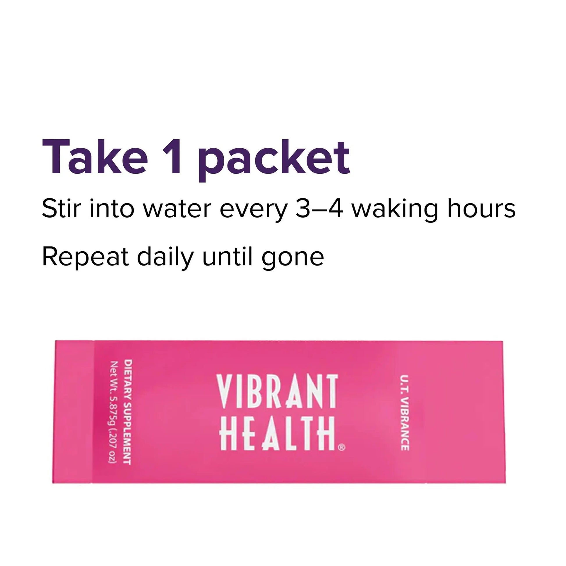 Vibrant Health, U.T. Vibrance Stick Packs, Crisis Intervention for Urinary Tract Health, 10 Servings - PrimeBioHealth - canada supplements