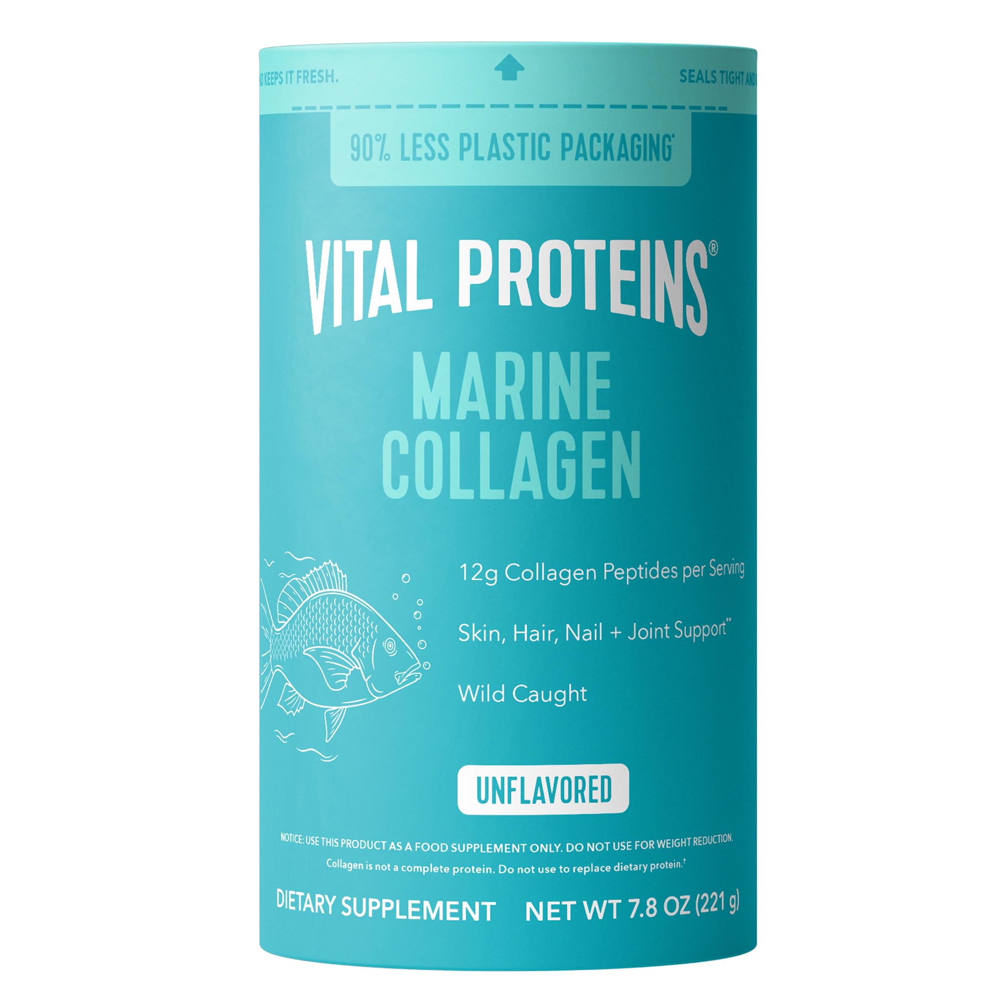 Vital Proteins Marine Collagen Peptides Powder Supplement for Skin Hair Nail Joint - Hydrolyzed Collagen - PrimeBioHealth - canada supplements