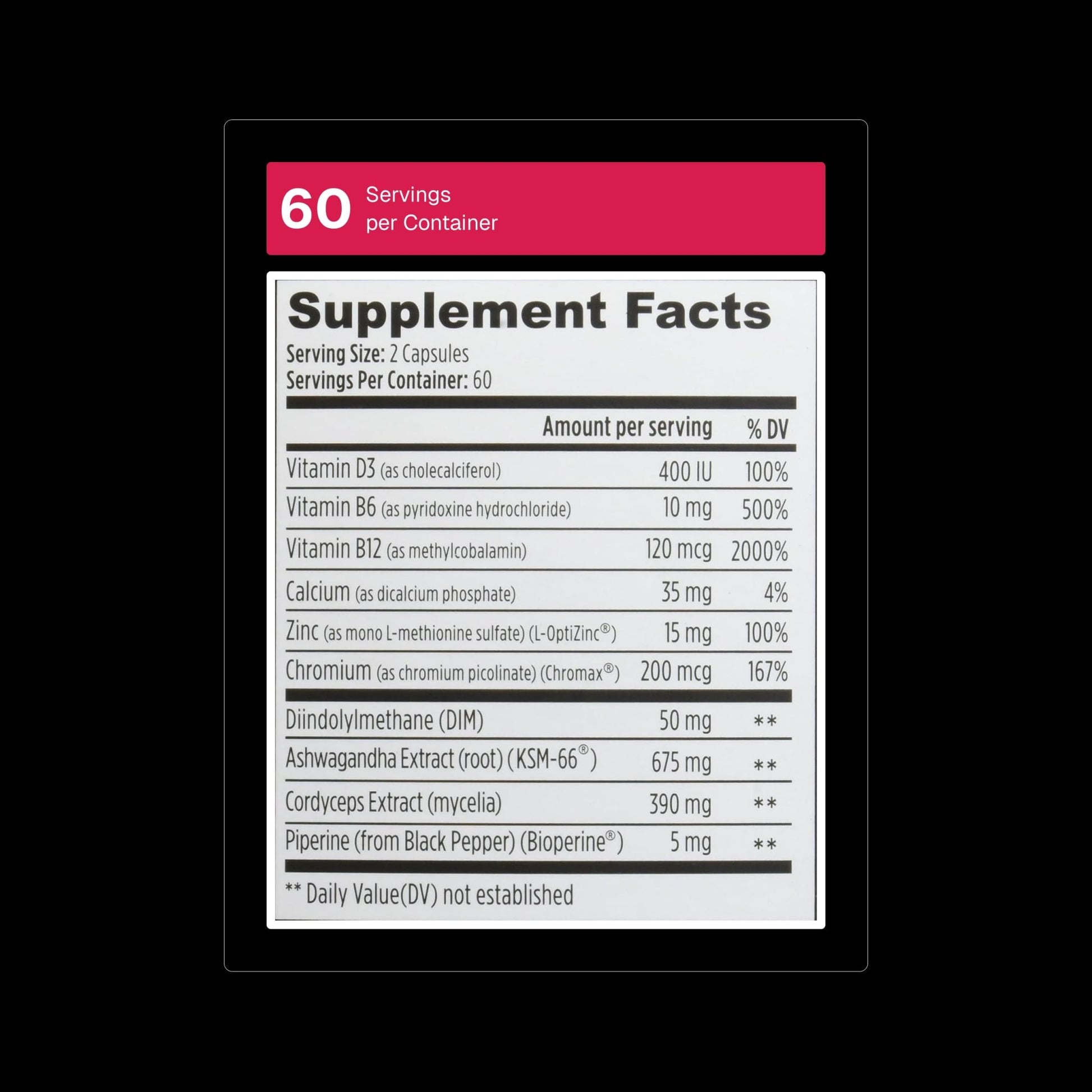 Weider Prime Support - Men's Nutrition - Enriched with Vitamins & Minerals - with Ashwagandha, Chromax Chromium, Bioperine & Zinc - Gluten Free - 120 Capsules - PrimeBioHealth - canada supplements